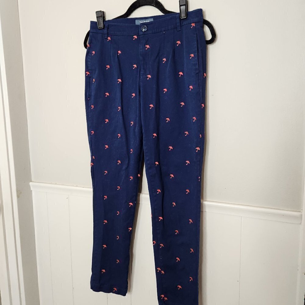 MODCLOTH Legendary Lifestyle Pants Navy Umbrella